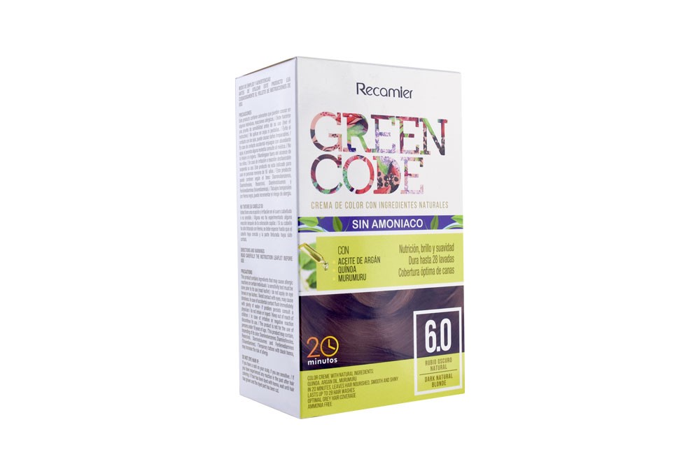 Comprar Tinte Green Code Rubio Oscuro En Farmalisto Colombia.