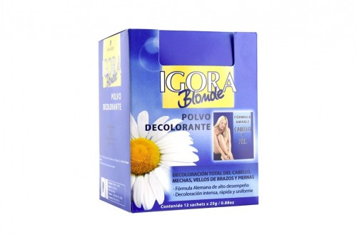 Decolorante Blonde Igora 12 Sachets De 25g