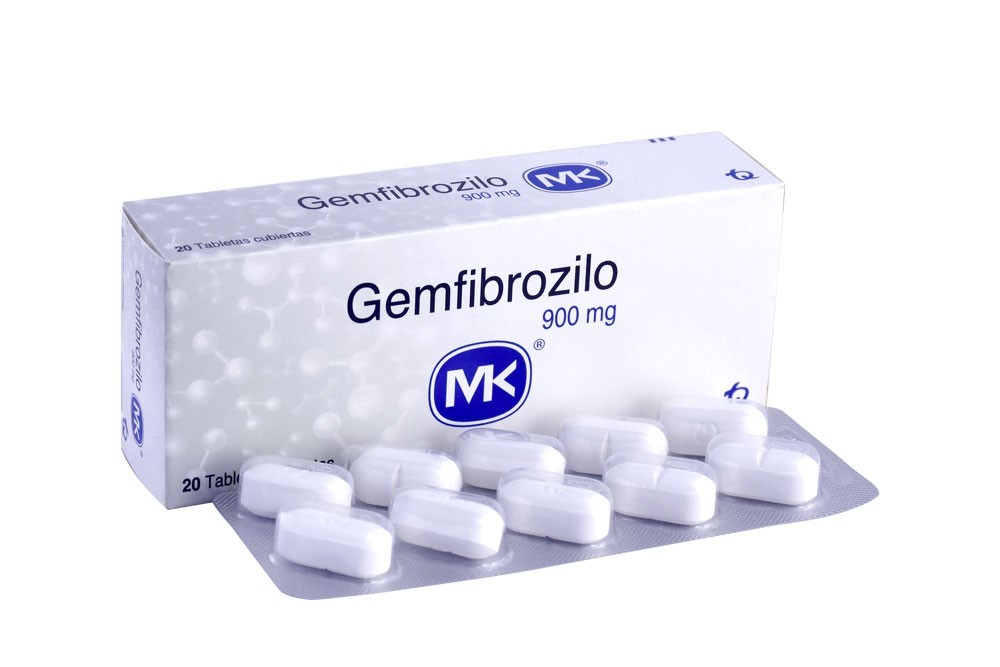 Gemfibrozilo 900 Mg Mk Caja 20 Tabletas