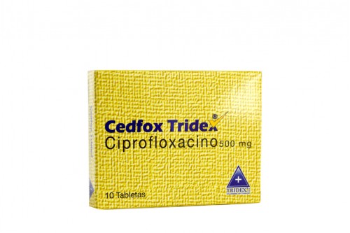 Cedfox 500 Mg Caja Con 10 Tabletas