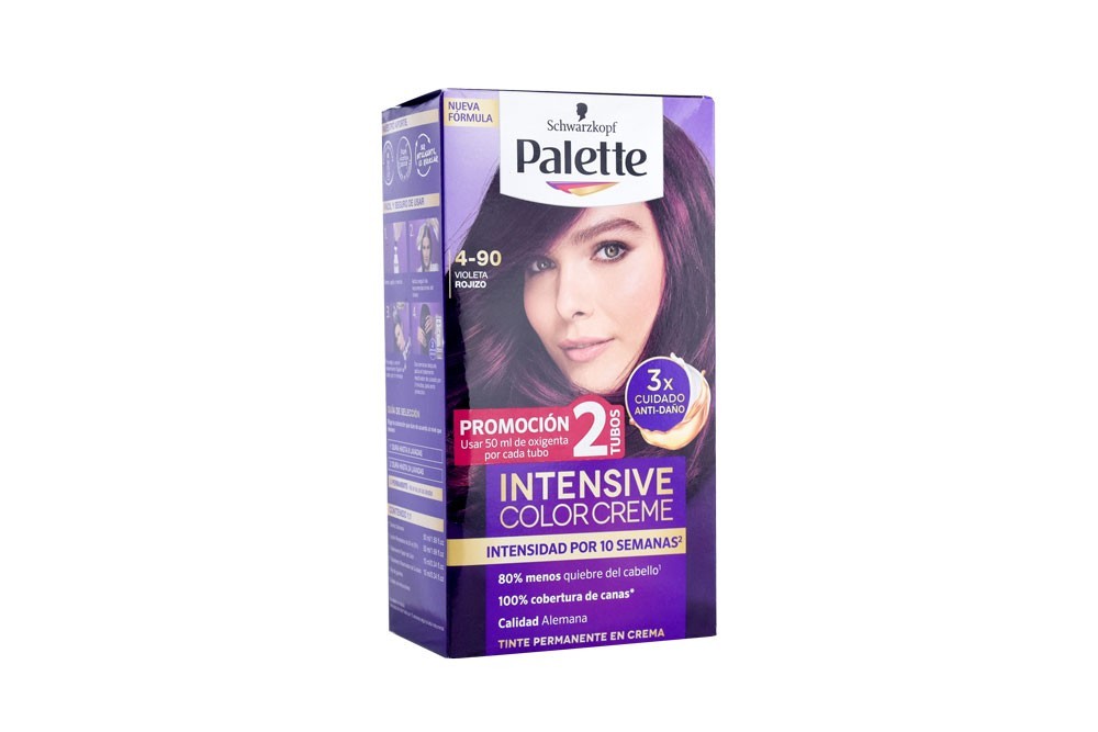 Tinte Palette Intensive Cc Violeta Caja Con Doble Tubo 4-90