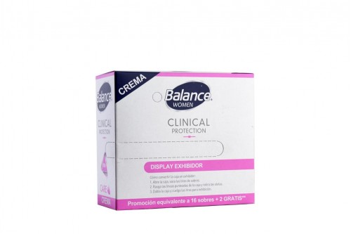 Desod Balance Crema Clinical Care Women Caja Por 18 Sobres