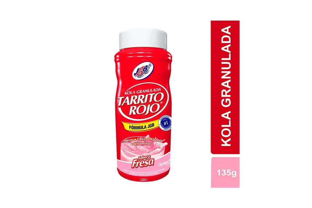 Tarrito Rojo Fresa Al 135 Gr