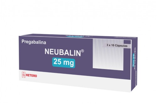 Neubalin 25 Mg Caja Por 30 Tabletas Rx Rx1