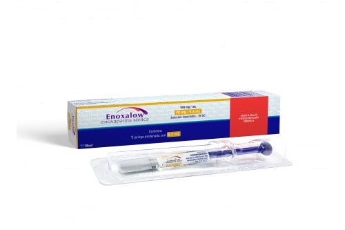 Enoxalow Enoxaparina Sódica 40 mg/0,4 mL Jeringa Prellenada Rx-RX1