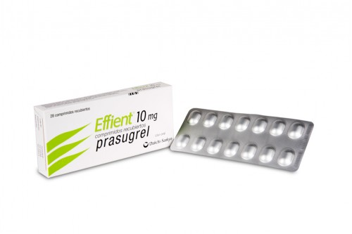 Effient 10 mg Caja Con 28 Comprimidos Recubiertos Rx  Rx1