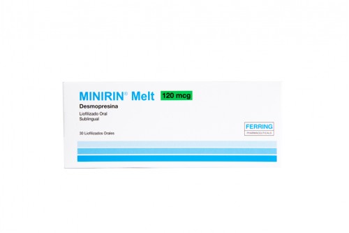 Minirin Melt 120 mcg Caja Con 30 Liofilizados Rx Rx1 Rx4