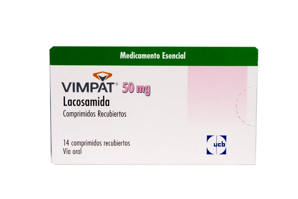 Vimpat 50 mg Caja Con 14 Comprimidos Rx Rx1