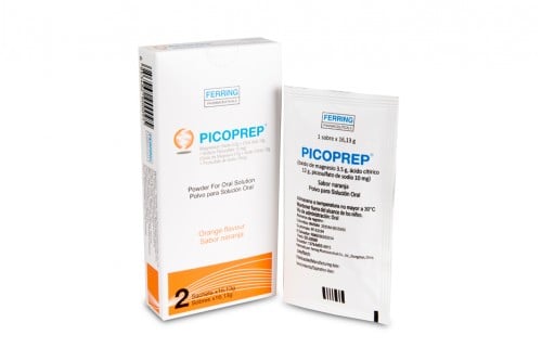 Picoprep Polvo 3.5 / 12 G / 10 Mg Caja Con 2 Sobres De 16.13 G  Sabor Naranja