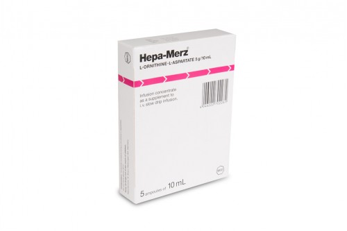 Hepa-Merz Concentrado De Infusión 5 g / 10 mL Caja Con 5 Ampollas Rx