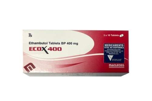 Ecox 400 mg Caja Con 30 Tabletas Recubiertas Rx Rx2 Rx4