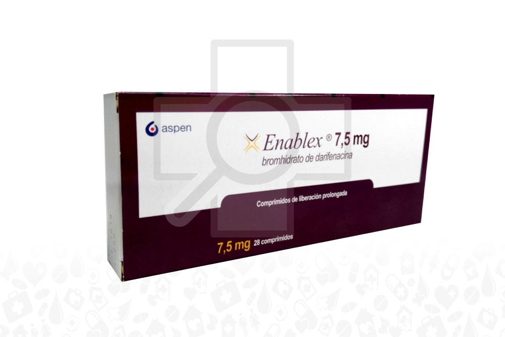 Comprar Enablex 7.5 mg 28 Comprimidos. En Farmalisto Colombia