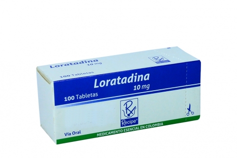 LoRAtadina 10 Mg Caja Con 100 Tabletas