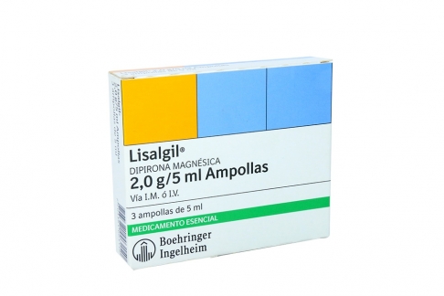 Comprar Lisalgil Inyectable 2g/5mL 3 Ampollas Farmalisto ...