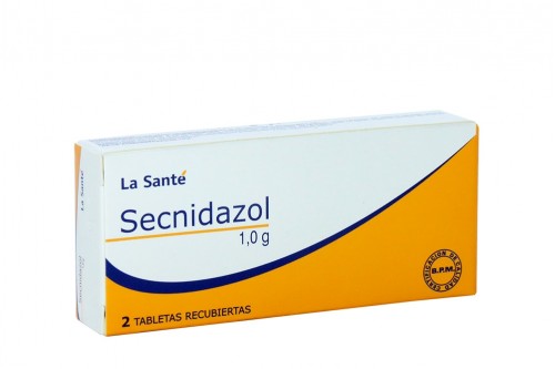 Secnidazol 1.0 g Caja Con 2 Tabletas Recubiertas Rx Rx2