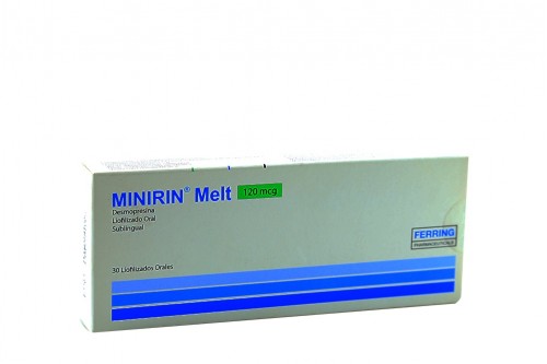 Minirin Melt 120 mcg Caja Con 30 Liofilizados Rx Rx1 Rx4