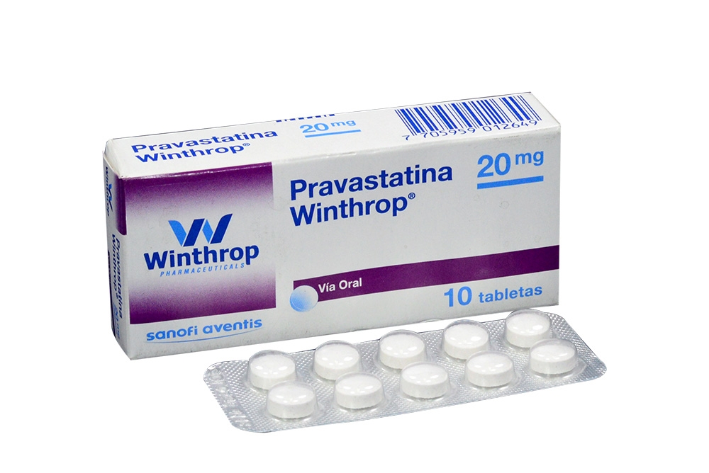 Sanofi Aventis Pravastatina Winthrop Mg Caja X 10 Tabletas Colesterol