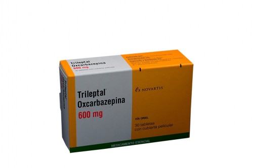 Trileptal 600 Mg Caja Con 30 Tabletas Con Cubierta Pelicular Rx1 Rx4