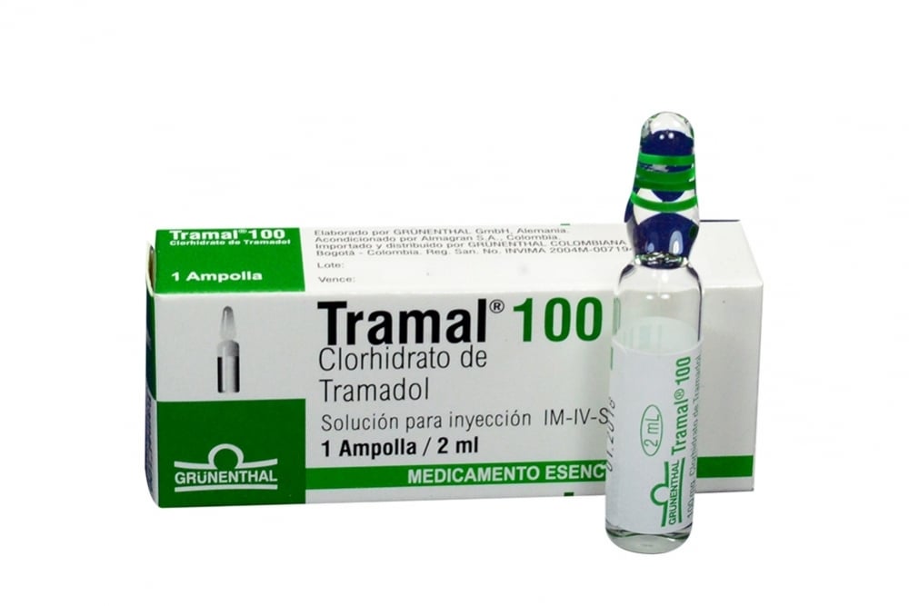 100 ampolla mg de tramadol
