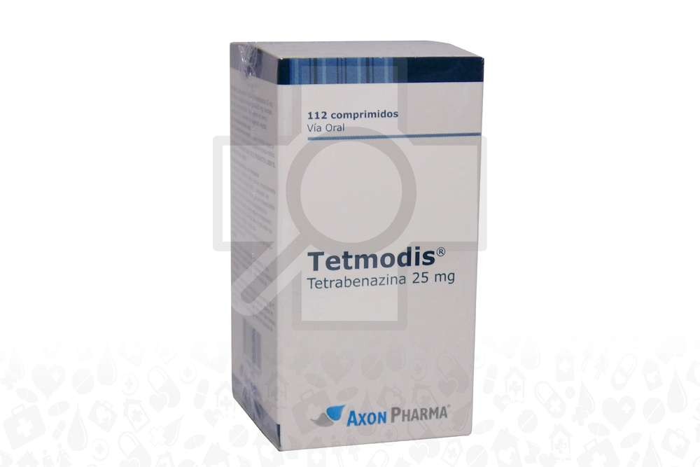 Tetmodis 25 mg Caja Con Frasco Con 112 Comprimidos Rx Rx1