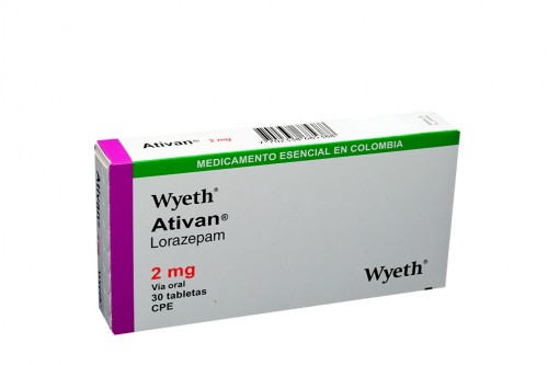 Ativan 2 mg Caja Con 30 Tabletas Rx  Rx6