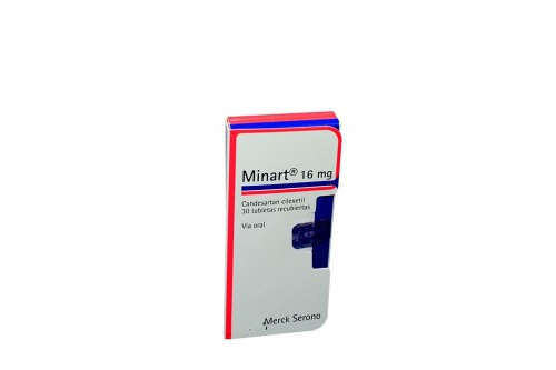 Minart 16 mg Caja Con 30 Tabletas Recubiertas Rx1 Rx4