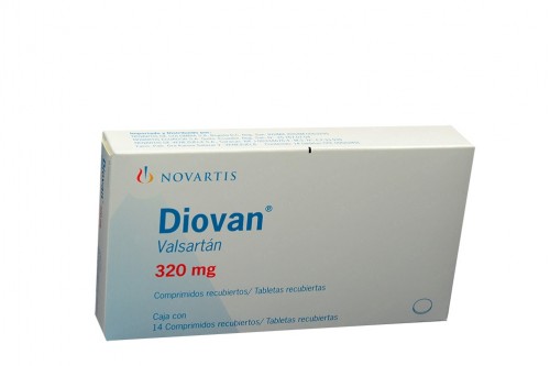 Diovan 320 mg Caja Con 14 Comprimidos Recubiertos Rx1 Rx4