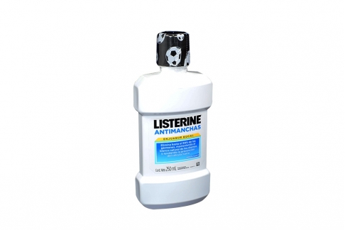 Listerine Whitening Antimanchas Frasco Con 250 mL