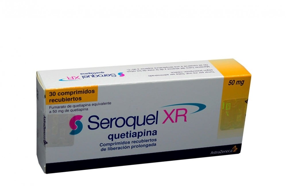 Comprar Seroquel XR 50 mg 30 Comprimidos En Farmalisto Colombia.