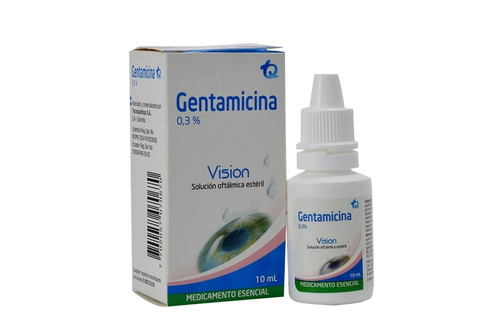 MK Gentamicina 0 3 Frasco X 10 ML Antibi Tico   Gentamicina 03 Frasco X 10 Ml Antibiotico 7702057070670 