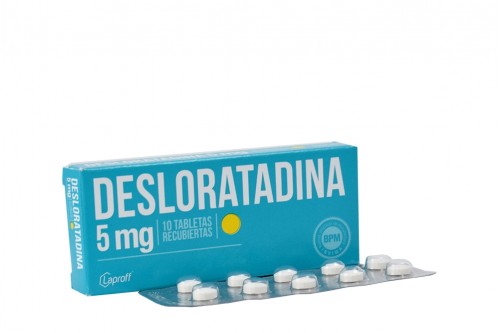 DesLoRAtadina 5 Mg Laproff Caja Con 10 Tabletas Recubiertas