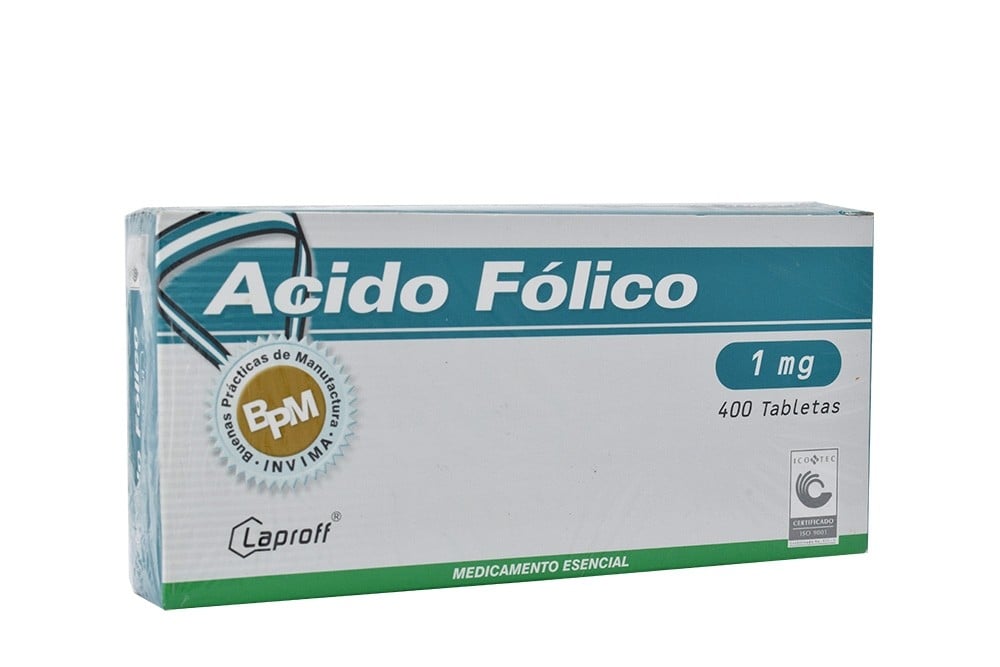 Medicamento acido folico nombre comercial