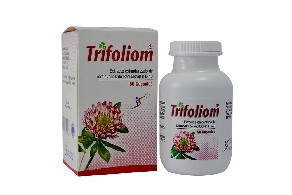 Trifoliom 40 Mg Caja Con Frasco Con 50 Cápsulas