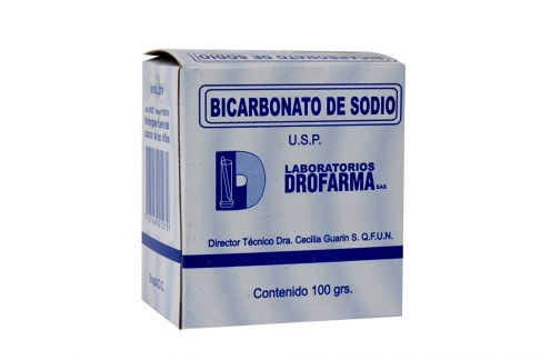 Bicarbonato de sodio, caja de 2 libras, 12/cartón
