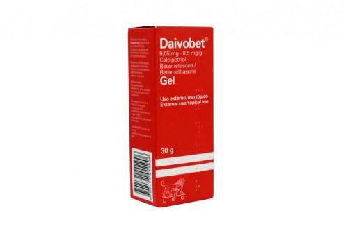 Daivobet Gel 0.05 mg / 0.5 mg / g Caja Con Tubo Con 30 g Rx Rx4