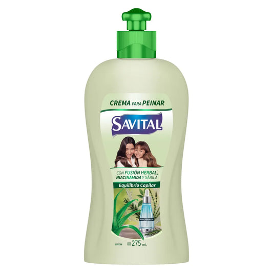 CREMA DE PEINAR SAVITAL FUSION HERBAL 275 ML