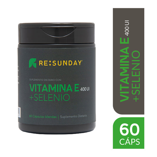 VITAMINA E 400 UI FRASCO 60 CAPSULAS BLANDAS RESUNDAY